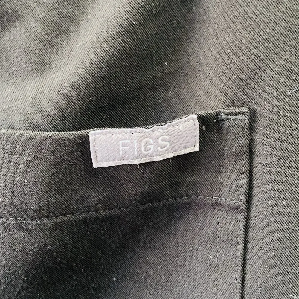 FIGS Black Pants Men’s Medium Solid Black Pisco Scrub Work Nurse Medical Doctor